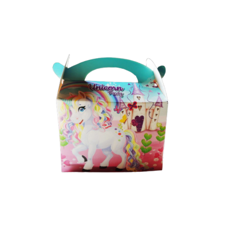 Caja De Regalo Unicornio Paquete X6