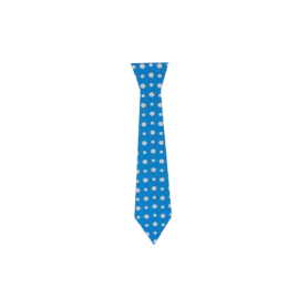 Corbata Polka Azul Paquete x 12