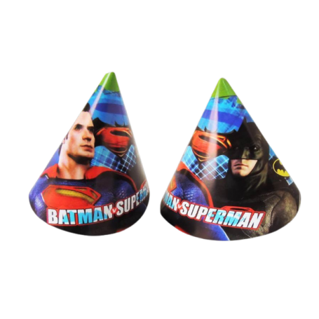 Gorro Batman Y Superman Paquete x12