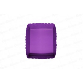 Tortera Fondo Entero Morado Paquete x12