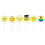 Toppers Emoticones Paquete x6
