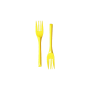 Tenedores Amarillos Paquete x10