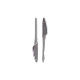 Cuchillos Transparentes Paquete x10