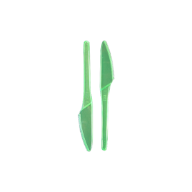 Cuchillos Verde Neón Paquete x10