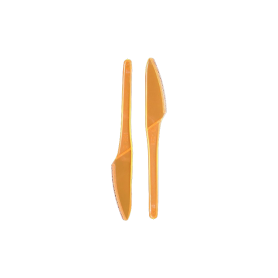 Cuchillos Naranja Neón Paquete x10