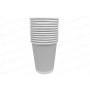 Vaso Plateado Biodegradable CyM Paquete x 12