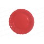 Plato Rojo Biodegradable CyM Paquete x12