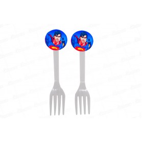 Tenedores Superman Paquete x20