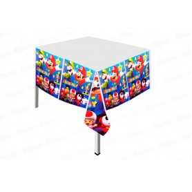 Mantel Plástico Mario Party