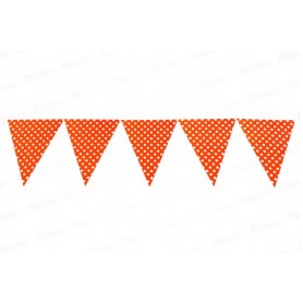Banderín Polka Naranja Surtifiestas