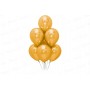 Bomba Globo R18x1 Unidades Sempertex Metal Dorado
