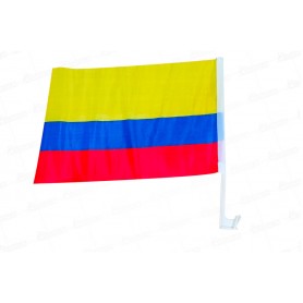 Bandera Mediana Para Carro Impermeable de Colombia