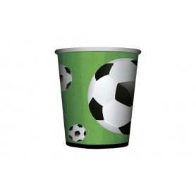 Vaso Premium Futbol Paquete x8 unidades Sempertex