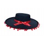 Sombrero Mexicano Borlas Rojas