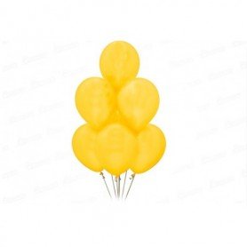 Bomba Globo R12x12 Unidades Sempertex Fashion Amarillo