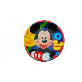Plato redondo Mickey Mouse paquete x12