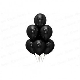 Bomba Globo R12x50 Unidades Sempertex Fashion Negro