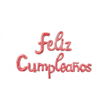 Globos Inflables Feliz Cumpleaños Metalizado