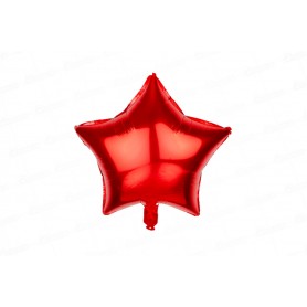 Globo Metalizado Estrella Rojo