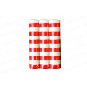 Serpentina Blanco - Rojo x3