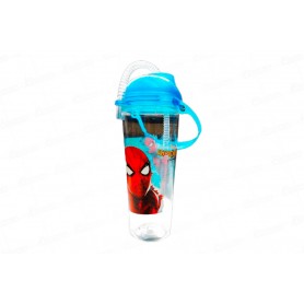 Vaso Pitillo Grande Spiderman